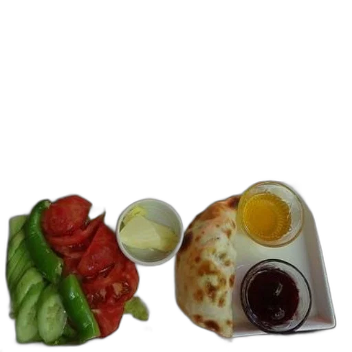 food, face, photorealistic, 3d render transparent PNG cut-out
