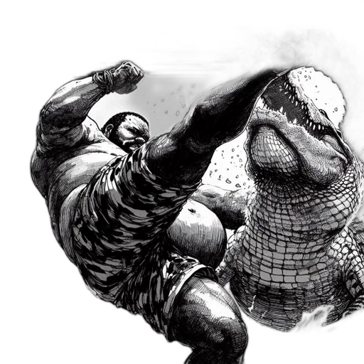 animal, comic book art, concept art, fantasy art transparent PNG cut-out
