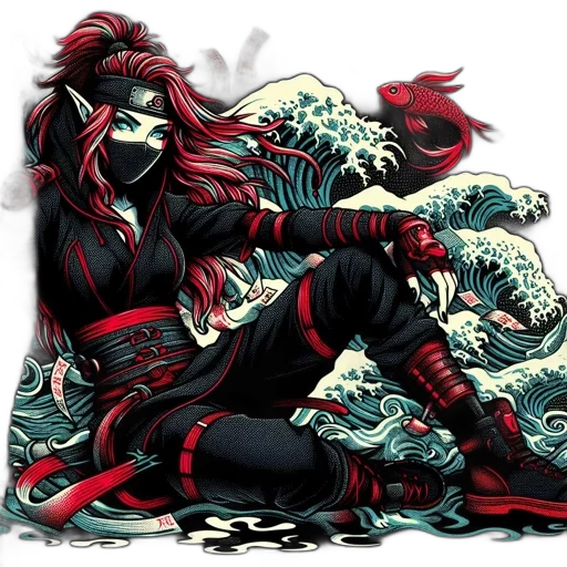 creature, dragon, mask, comic book art transparent PNG cut-out