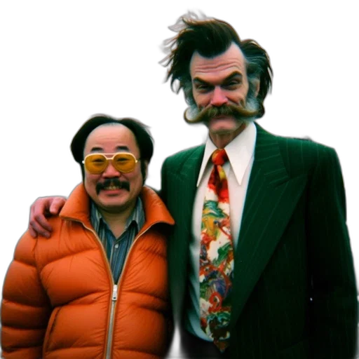 jacket, staff, mask, face transparent PNG cut-out