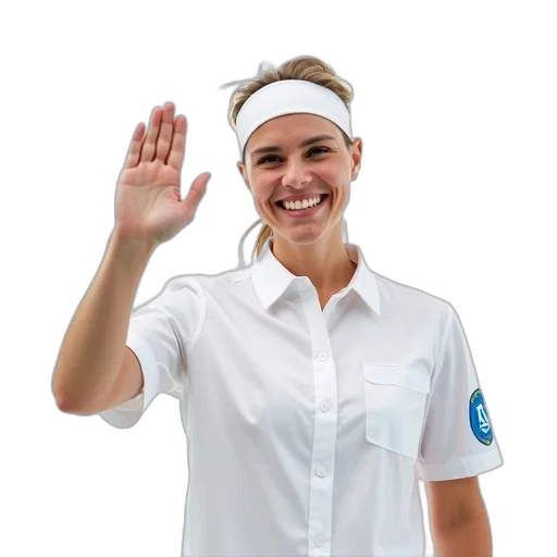 staff, person, white, shirt transparent PNG cut-out