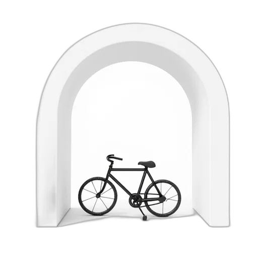 furniture, 3d render, metal, bicycle transparent PNG cut-out
