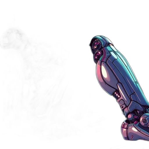 weapon, robot, sword, staff transparent PNG cut-out