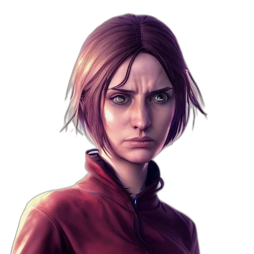 face, jacket, staff, comic book art transparent PNG cut-out
