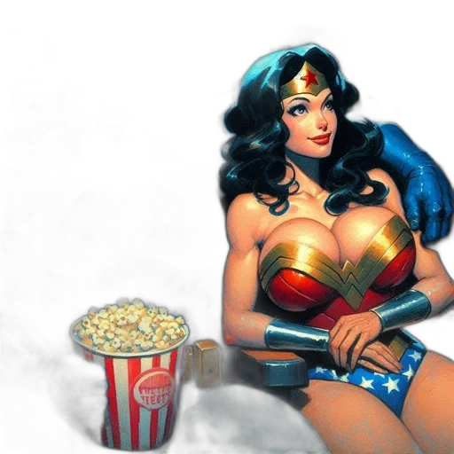 comic book art, concept art, cartoon, batman transparent PNG cut-out
