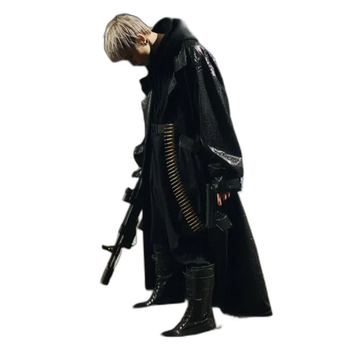 jacket, weapon, sword, staff transparent PNG cut-out