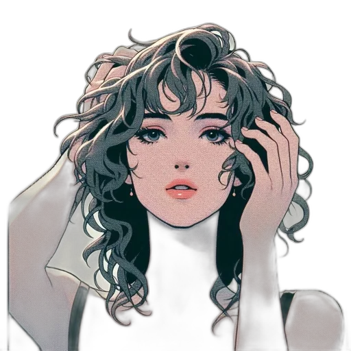 hair, face, crown, mask transparent PNG cut-out