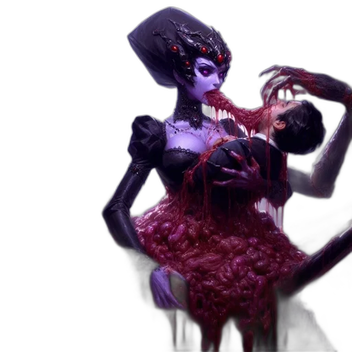 creature, concept art, 3d render, fantasy art transparent PNG cut-out