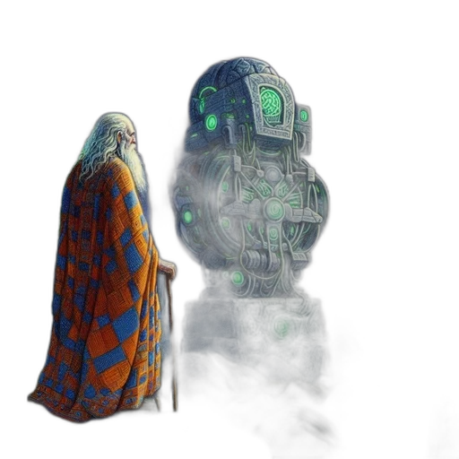 robot, dress, mask, jacket transparent PNG cut-out