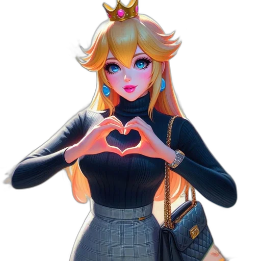 crown, dress, staff, concept art transparent PNG cut-out