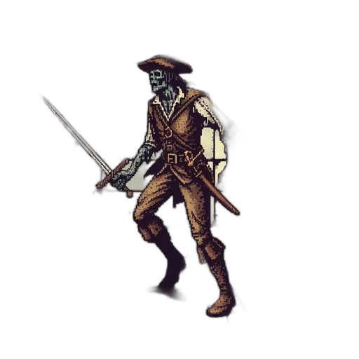staff, sword, weapon, jacket transparent PNG cut-out