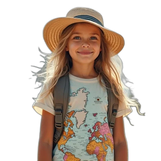 hat, dress, photorealistic, 3d render transparent PNG cut-out