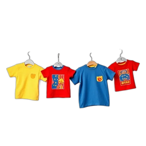 3d render, colorful, white, clothesline transparent PNG cut-out