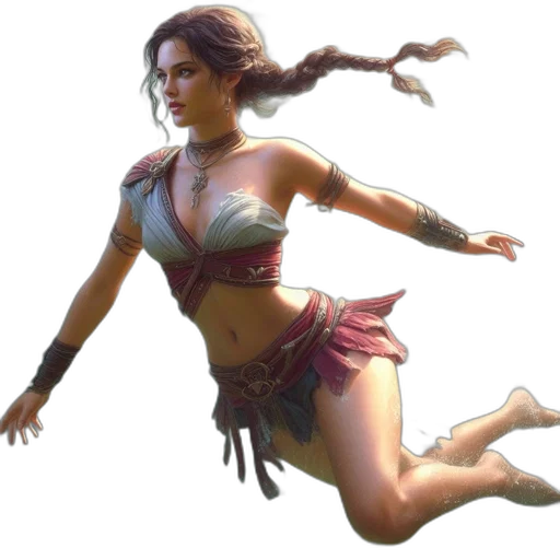concept art, fantasy art, 3d render, photorealistic transparent PNG cut-out