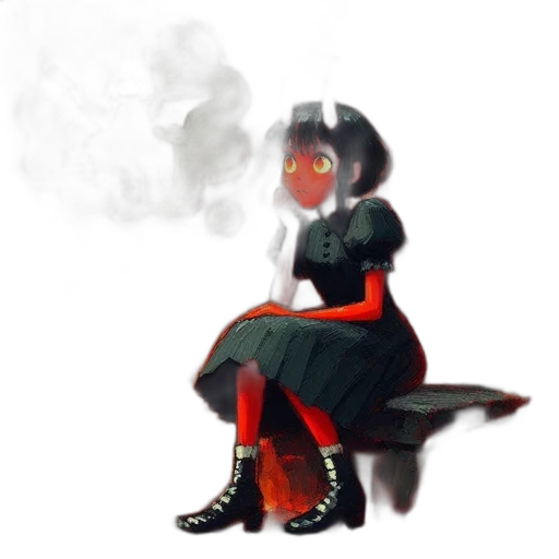 dress, mask, robot, staff transparent PNG cut-out