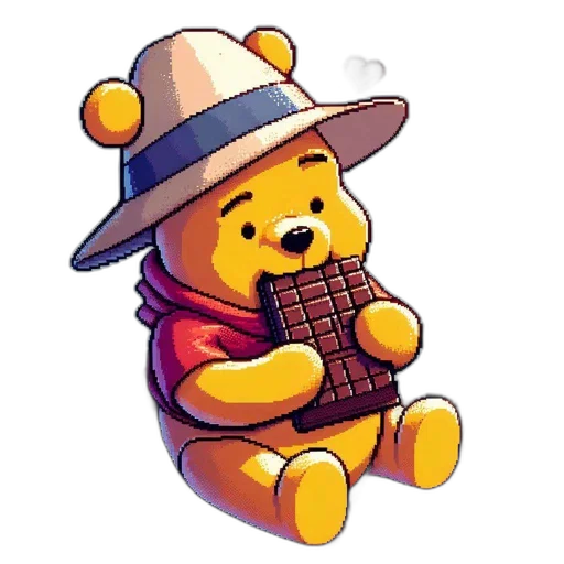 hat, pixel art, concept art, comic book art transparent PNG cut-out