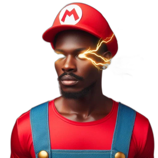 face, mask, hat, staff transparent PNG cut-out
