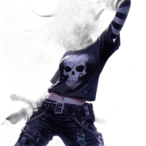 mask, jacket, concept art, photorealistic transparent PNG cut-out