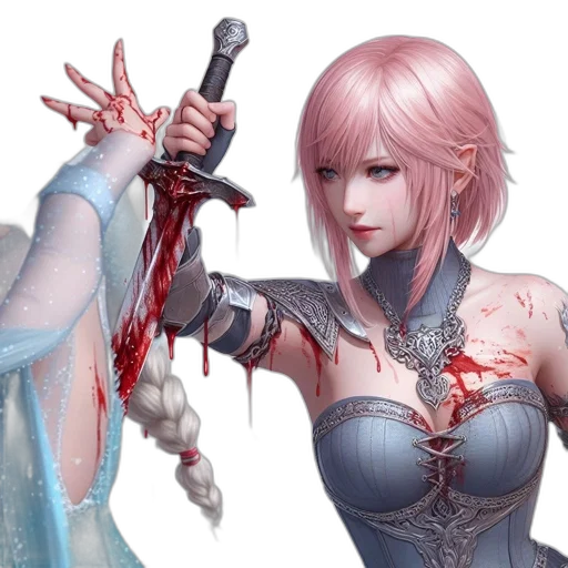 sword, weapon, concept art, fantasy art transparent PNG cut-out