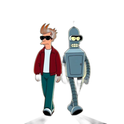 robot, jacket, concept art, 3d render transparent PNG cut-out