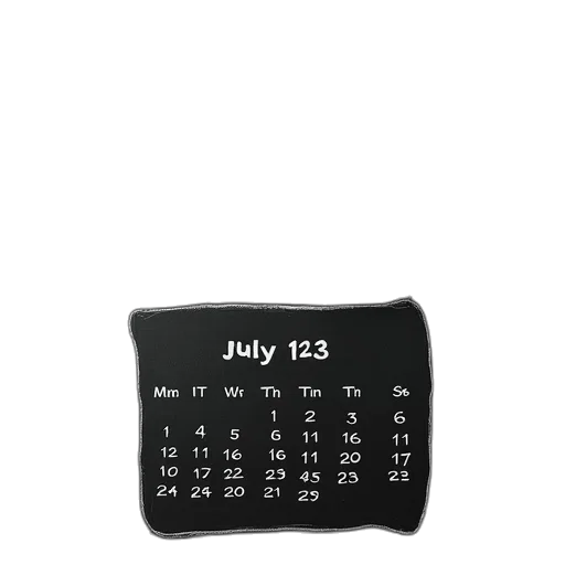 hat, umbrella, 3d render, chalkboard transparent PNG cut-out