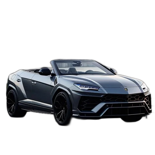 car, 3d render, photorealistic, concept art transparent PNG cut-out