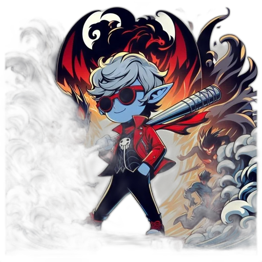 dragon, staff, jacket, concept art transparent PNG cut-out