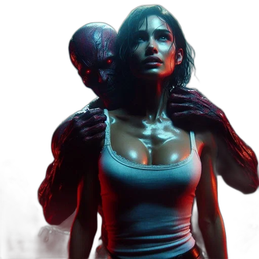 robot, mask, concept art, cyberpunk transparent PNG cut-out