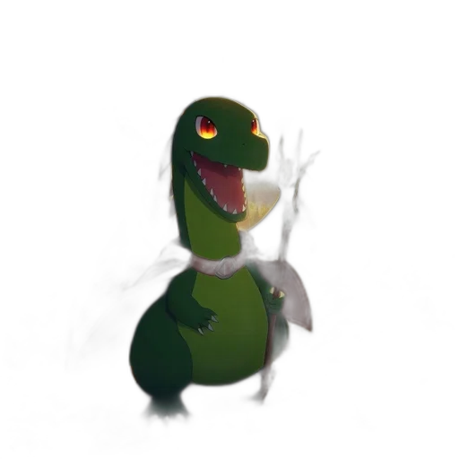 creature, dragon, animal, staff transparent PNG cut-out