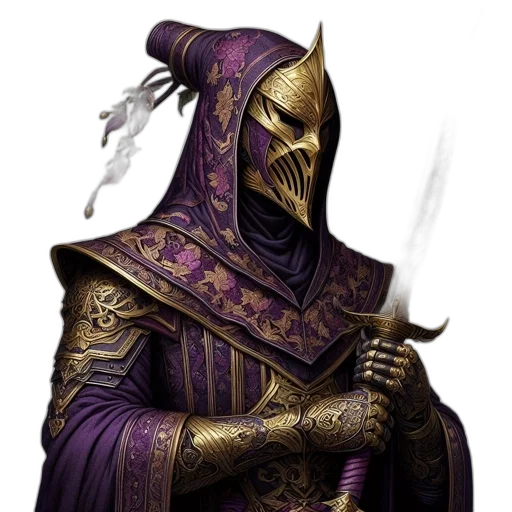 mask, staff, sword, face transparent PNG cut-out