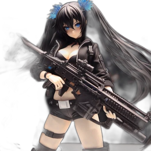 weapon, anime, concept art, 3d render transparent PNG cut-out