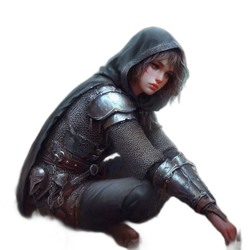 sword, face, weapon, creature transparent PNG cut-out