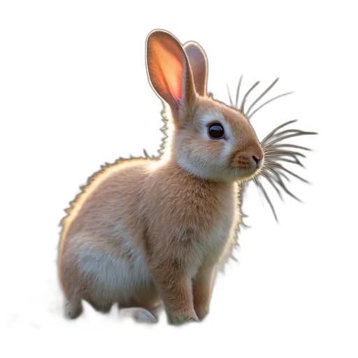 hair, animal, creature, staff transparent PNG cut-out