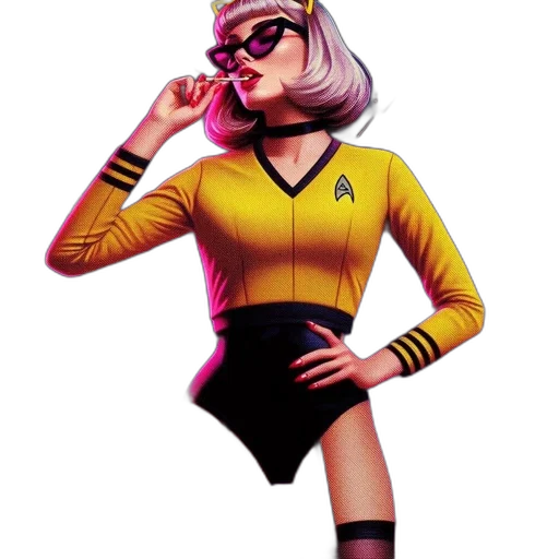 staff, dress, comic book art, concept art transparent PNG cut-out