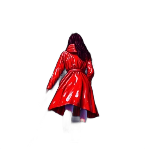 jacket, dress, robot, staff transparent PNG cut-out