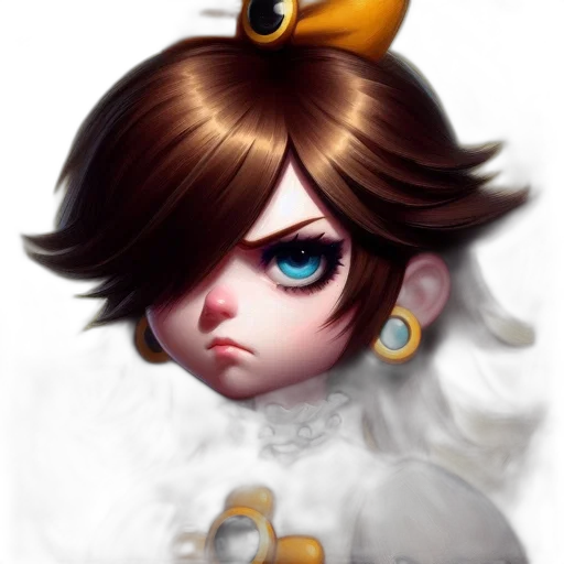 crown, face, staff, concept art transparent PNG cut-out