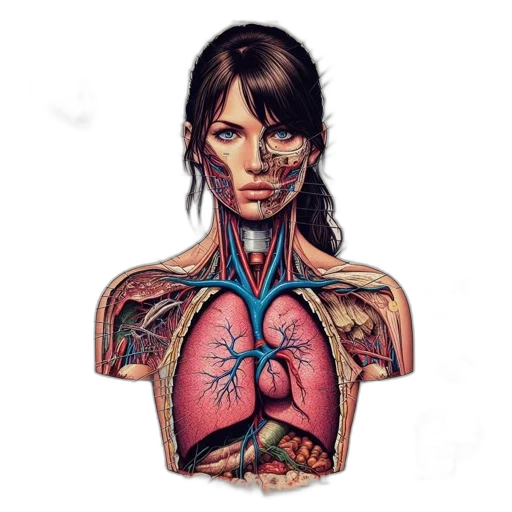 jewelry, face, photorealistic, concept art transparent PNG cut-out