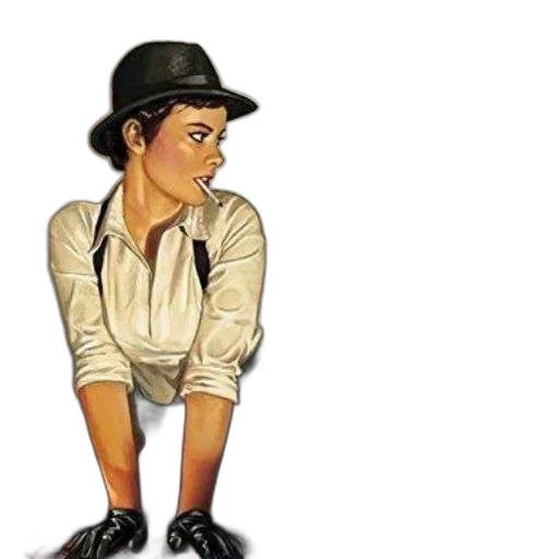 hat, staff, shoes, face transparent PNG cut-out