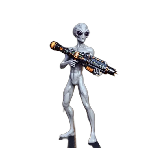 robot, weapon, staff, sword transparent PNG cut-out
