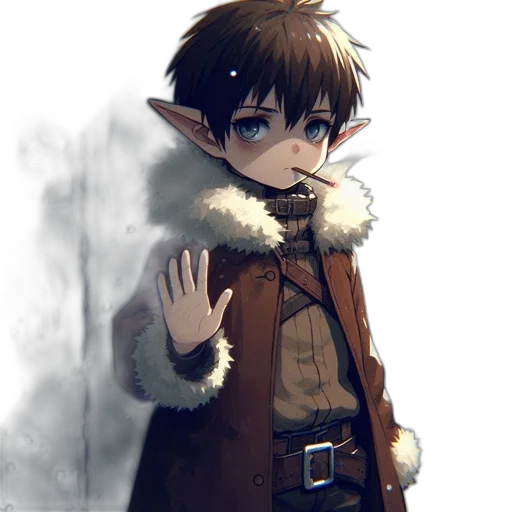 staff, creature, dragon, jacket transparent PNG cut-out