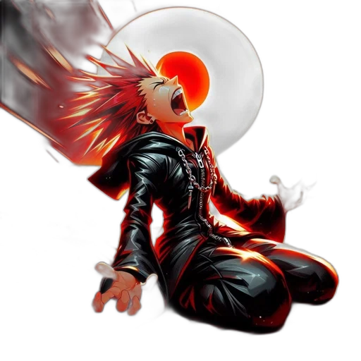 hair, jacket, concept art, comic book art transparent PNG cut-out