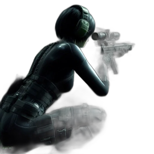 robot, weapon, concept art, cyberpunk transparent PNG cut-out