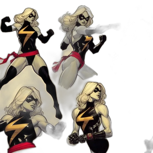 concept art, comic book art, anime, female transparent PNG cut-out