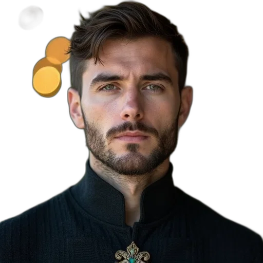 face, dragon, staff, jewelry transparent PNG cut-out