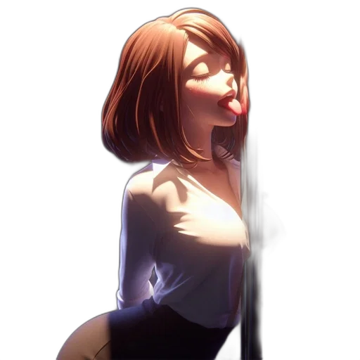 dress, face, staff, robot transparent PNG cut-out