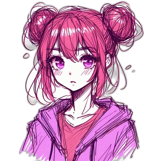 anime, concept art, watercolor, cartoon transparent PNG cut-out