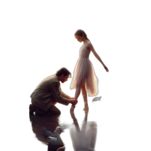 dress, shoes, robot, umbrella transparent PNG cut-out