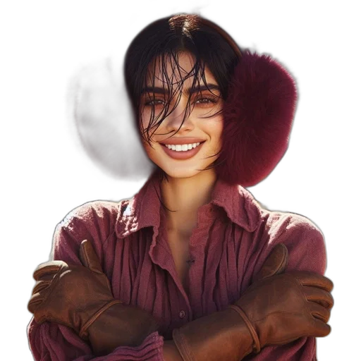face, jacket, staff, mask transparent PNG cut-out