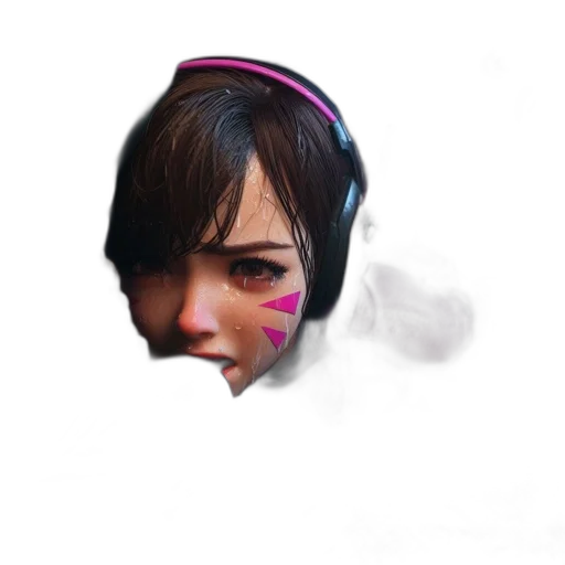 face, mask, staff, weapon transparent PNG cut-out