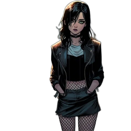 jacket, comic book art, concept art, cartoon transparent PNG cut-out